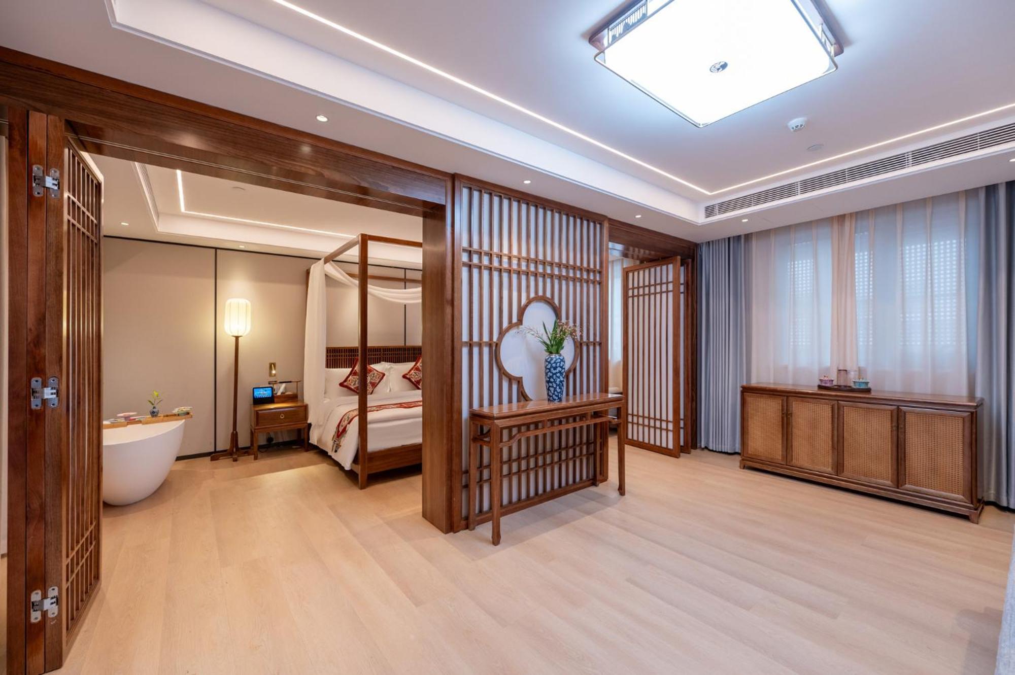 Fuxue Qiuguo Hotel Beijing Nanluoguxiang Siheyuan Branch Buitenkant foto