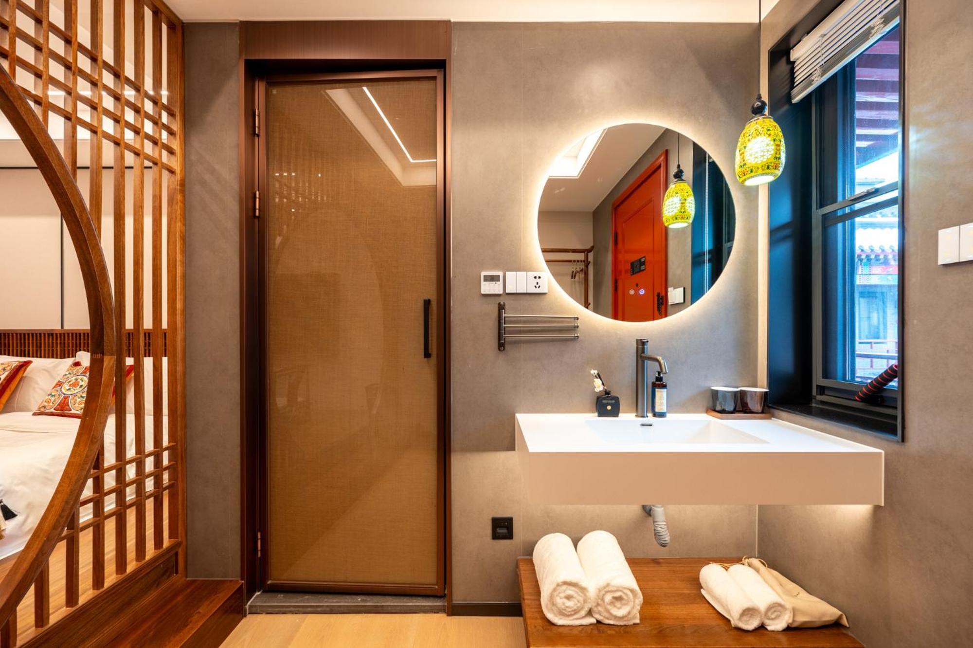 Fuxue Qiuguo Hotel Beijing Nanluoguxiang Siheyuan Branch Buitenkant foto