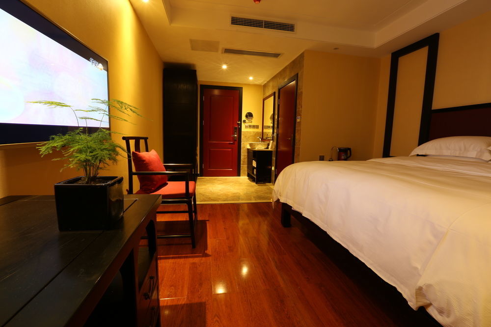 Fuxue Qiuguo Hotel Beijing Nanluoguxiang Siheyuan Branch Buitenkant foto