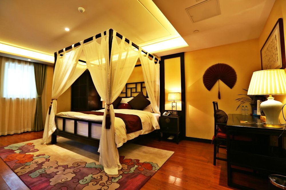 Fuxue Qiuguo Hotel Beijing Nanluoguxiang Siheyuan Branch Buitenkant foto
