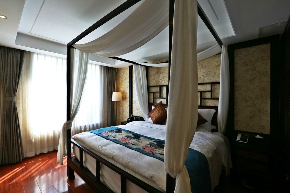 Fuxue Qiuguo Hotel Beijing Nanluoguxiang Siheyuan Branch Buitenkant foto