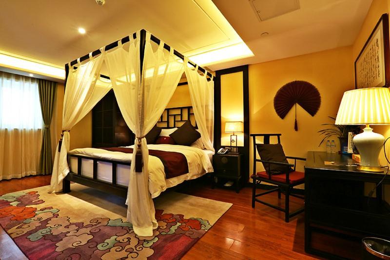 Fuxue Qiuguo Hotel Beijing Nanluoguxiang Siheyuan Branch Buitenkant foto